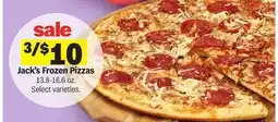 Meijer Jack's Frozen Pizzas offer