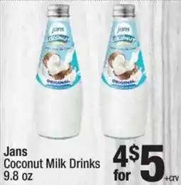 Super King Markets Jans Coconut Milk Drinks offer