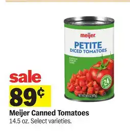 Meijer Meijer Canned Tomatoes offer