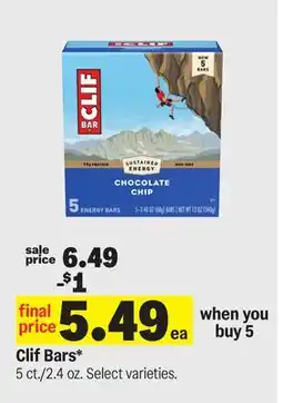 Meijer Clif Bars offer