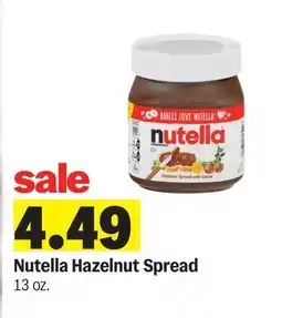 Meijer Nutella Hazelnut Spread offer