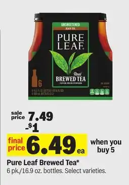Meijer Pure Leaf Brewed Tea offer