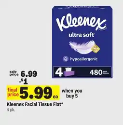 Meijer Kleenex Facial Tissue Flat offer