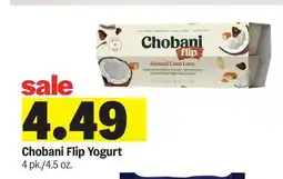 Meijer Chobani Flip Yogurt offer