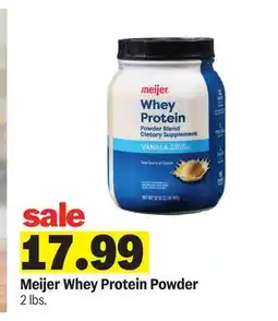Meijer Meijer Whey Protein Powder offer