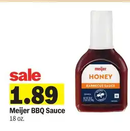 Meijer Meijer BBQ Sauce offer