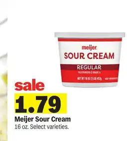 Meijer Meijer Sour Cream offer