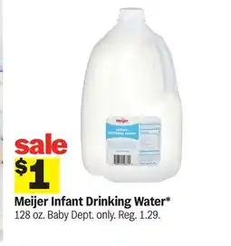 Meijer Meijer Infant Drinking Water offer