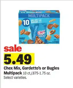 Meijer Chex Mix, Gardetto's or Bugles Multipack offer