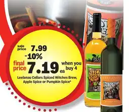 Meijer Leelanau Cellars Spiced Witches Brew, Apple Spice or Pumpkin Spice offer
