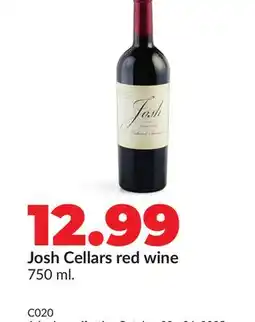 Hy-Vee Josh Cellars red wine offer