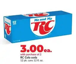 Hy-Vee RC Cola soda offer