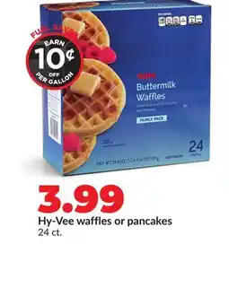 Hy-Vee Hy-Vee waffles or pancakes offer