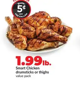 Hy-Vee Smart Chicken drumsticks or thighs offer