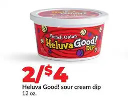 Hy-Vee Heluva Good! sour cream dip offer