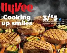 Hy-Vee Hy-Vee Midwest Pork boneless pork loin butterfly or America's cut chops offer