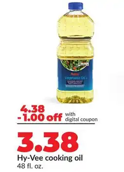 Hy-Vee Hy-Vee cooking oil offer