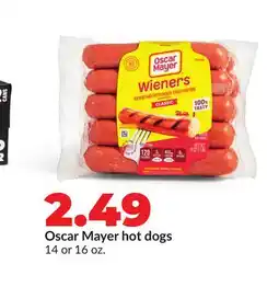 Hy-Vee Oscar Mayer hot dogs offer