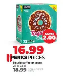 Hy-Vee Keurig coffee or cocoa offer