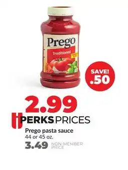 Hy-Vee Prego pasta sauce offer
