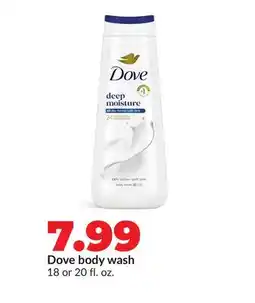 Hy-Vee Dove body wash offer