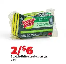 Hy-Vee Scotch-Brite scrub sponges offer