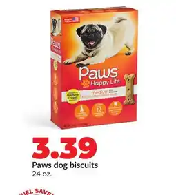 Hy-Vee Paws dog biscuits offer