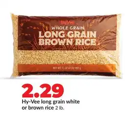 Hy-Vee Hy-Vee long grain white or brown rice offer