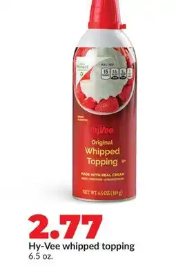 Hy-Vee Hy-Vee whipped topping offer