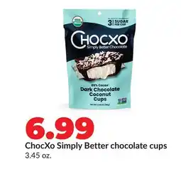 Hy-Vee ChocXo Simply Better chocolate cups offer