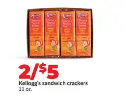 Hy-Vee Kellogg's sandwich crackers offer