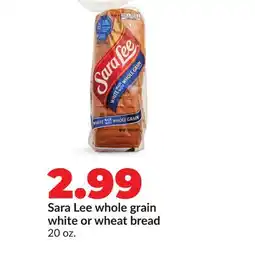 Hy-Vee Sara Lee whole grain white or wheat bread offer