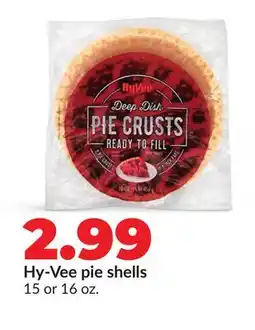 Hy-Vee Hy-Vee pie shells offer