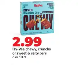 Hy-Vee Hy-Vee chewy, crunchy or sweet & salty bars offer