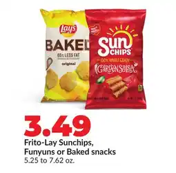 Hy-Vee Frito-Lay Sunchips, Funyuns or Baked snacks offer