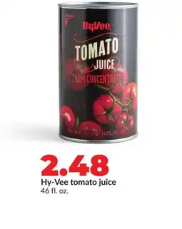 Hy-Vee Hy-Vee tomato juice offer