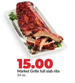 Hy-Vee Market Grille full slab ribs offer