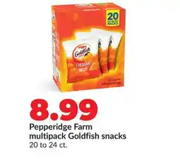 Hy-Vee Pepperidge Farm multipack Goldfish snacks offer