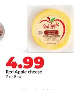 Hy-Vee Red Apple cheese offer