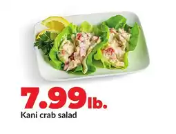 Hy-Vee Kani crab salad offer