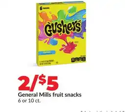 Hy-Vee General Mills fruit snacks offer
