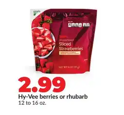 Hy-Vee Hy-Vee berries or rhubarb offer