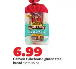 Hy-Vee Canyon Bakehouse gluten free bread offer