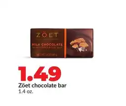 Hy-Vee Zöet chocolate bar offer