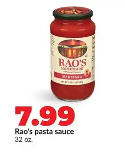 Hy-Vee Rao's pasta sauce offer