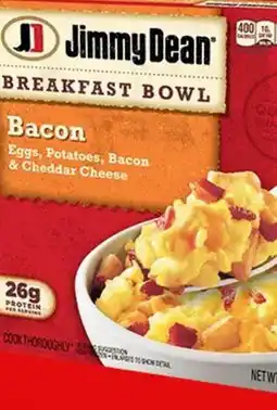 Hy-Vee Jimmy Dean breakfast bowl offer