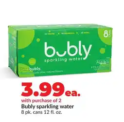 Hy-Vee Bubly sparkling water offer