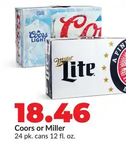 Hy-Vee Coors or Miller offer