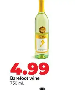 Hy-Vee Barefoot wine offer