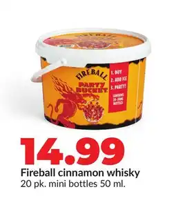 Hy-Vee Fireball cinnamon whisky offer
